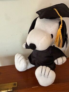 NWT Peanuts Snoopy Graduate Plush